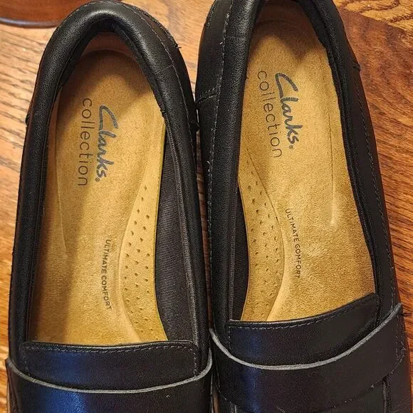 Clarks Sharon Gracie Loafers | W 9.5M | Elegant Style Meets All-Day Comfort - Picture 8 of 9